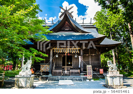 山梨県河口湖町 冨士御室浅間神社 里宮社 山梨県河口湖町 冨士御室浅間神社 里宮社 56405461