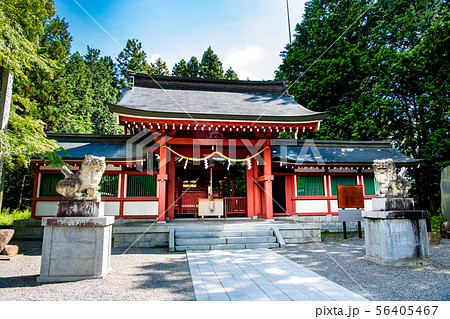 山梨県河口湖町 冨士御室浅間神社 本宮 56405467