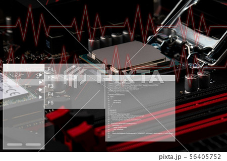 Mainboard with icons about medical.. 56405752