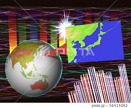 地球 クローズアップ日本 グラフ 地球 クローズアップ日本 グラフ 56415062