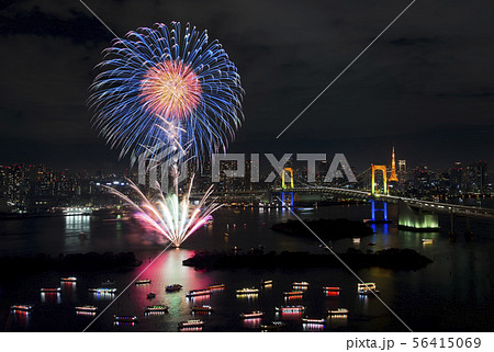 【東京】お台場の花火イメージ 56415069