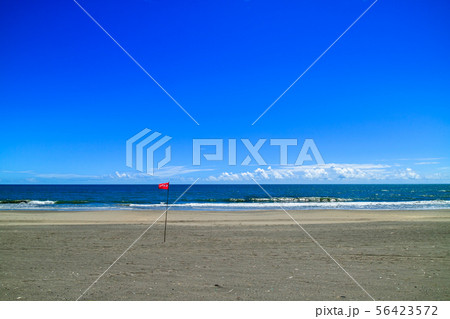 九十九里海岸白子町中里海水浴場付近 九十九里海岸白子町中里海水浴場付近 56423572