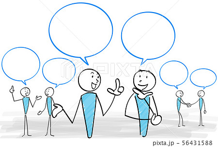 人物とコミュニケーションシーン　セット  56431588