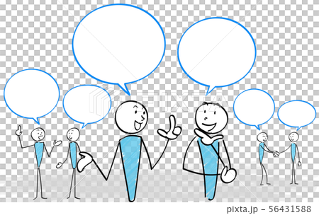 人物とコミュニケーションシーン　セット  56431588