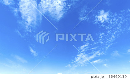 青空　空　雲　夏の空　背景　背景素材　7月　コピースペース 56440159