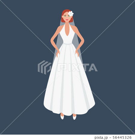 Bride girl illustration 56445326