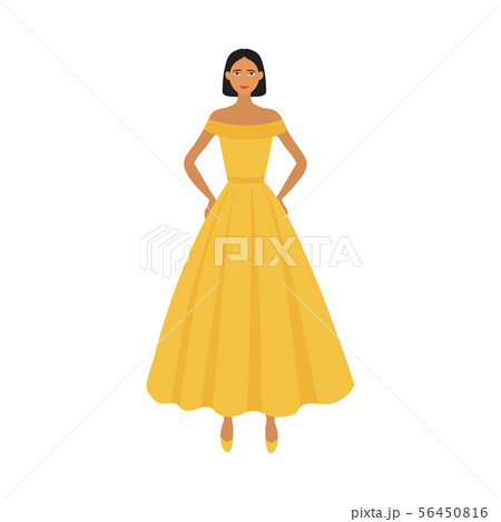 Girl in evening cocktail dress 56450816