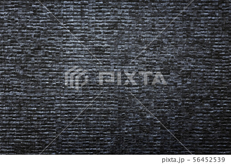 Abstract background from black brick pattern in 56452539
