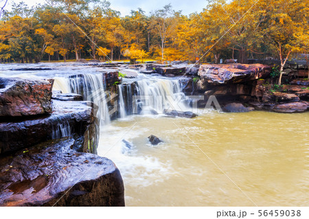 Tat Ton waterfall in Tat-Ton national park in Tat Ton waterfall in Tat-Ton national park in 56459038