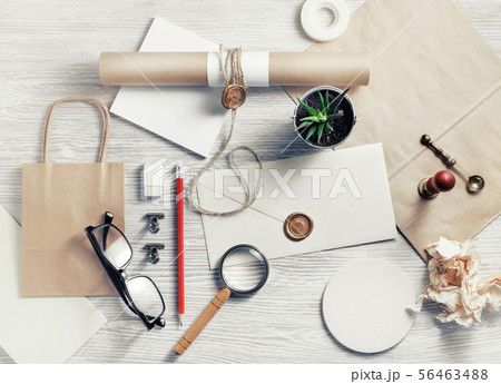 Blank retro stationery Blank retro stationery 56463488