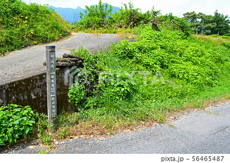 中山道沿いにある散策用案内標識　松井田宿と坂本宿の間地点 56465487