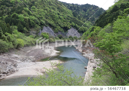 銅山川の風景の写真素材 [56467738] - PIXTA