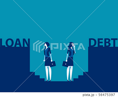 Risks of doing business. Concept business vector 56475397