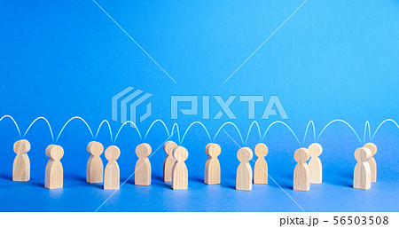 People united to each other with a mental link People united to each other with a mental link 56503508