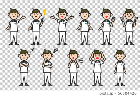 Male nurse pose collection 56504426