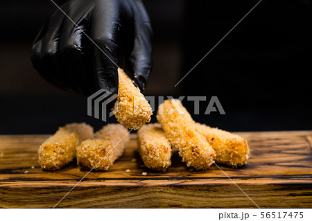 italian food recipe polenta fries breadcrumbs 56517475