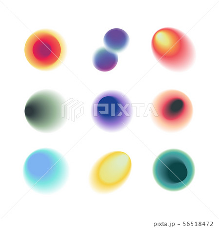 Trendy vivid color abstract vector shapes for contemporary design Trendy vivid color abstract vector shapes for contemporary design 56518472