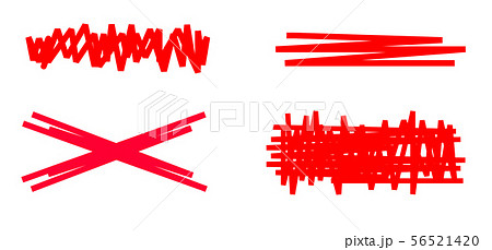 取り消し線 取り消し線 56521420