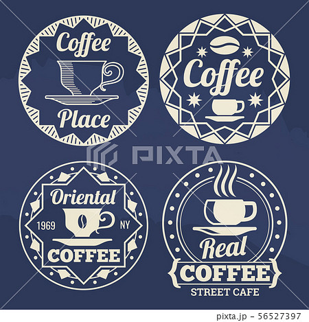 Stylish coffee labels vector design for cafe, shop, market 56527397