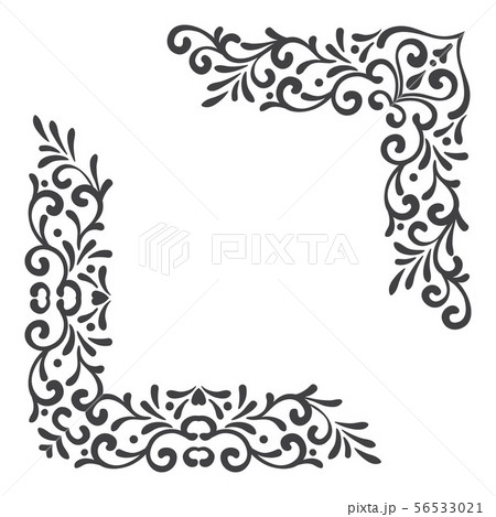 Elegant vintage vector corners 56533021