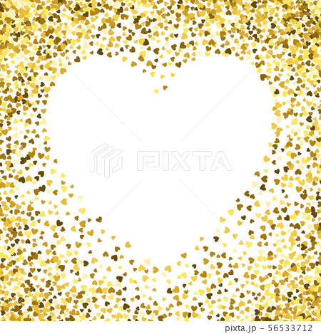 Frame or border of random scatter hearts Frame or border of random scatter hearts 56533712