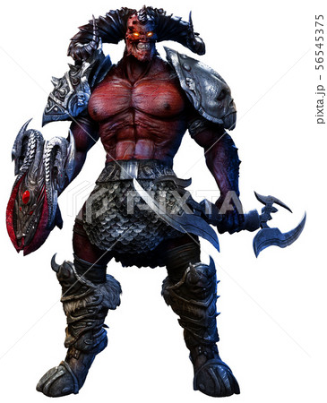 Large fantasy demon 3D illustration Large fantasy demon 3D illustration 56545375