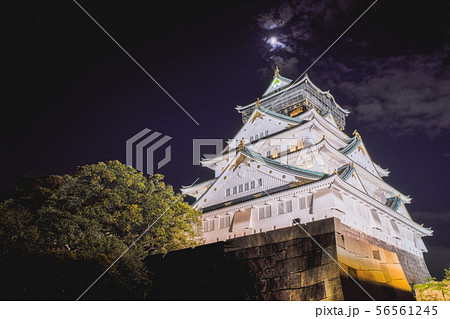 大阪城の夜景 56561245
