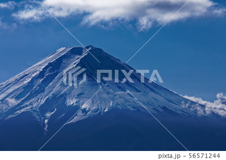 御坂山地・清八山から見る逆光の富士山 御坂山地・清八山から見る逆光の富士山 56571244