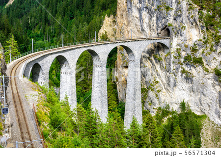 Landwasser Viaduct in Filisur, Switzerland 56571304