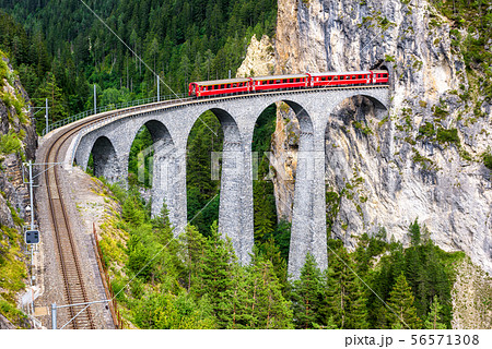 Landwasser Viaduct in Filisur, Switzerland 56571308