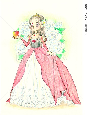 白雪姫のイラスト素材 56571366 Pixta
