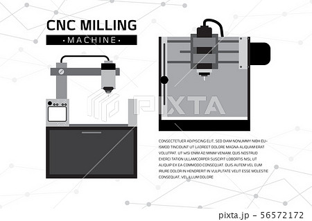 CNC miller machines for craft product in mono tone 56572172