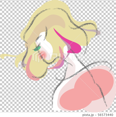 女性の横顔 56573440