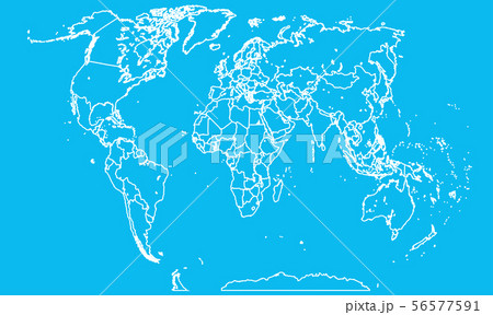 World map vector template, worldwide info graphic 56577591