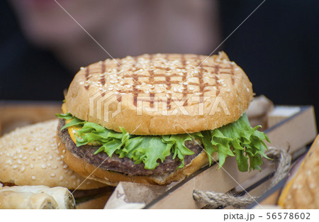 Fresh street food closeup . 56578602