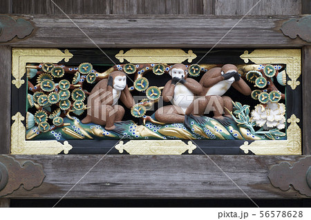 東照宮　３猿　令和元年８月 56578628