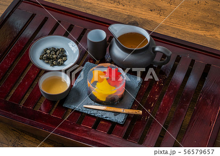 中国茶  Chinese tea set of beauty and health 中国茶  Chinese tea set of beauty and health 56579657