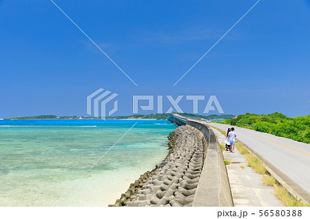 宮古島_池間大橋と海の絶景 宮古島_池間大橋と海の絶景 56580388