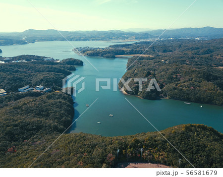 的矢湾の上空から空撮 56581679