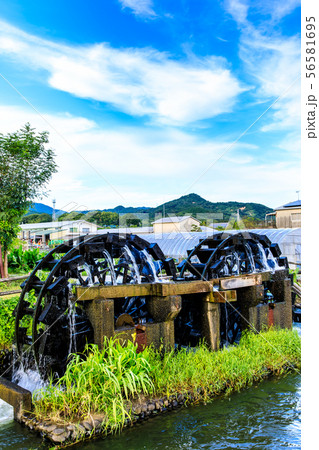 朝倉 三島二連水車 稼働中 【福岡県朝倉市】 朝倉 三島二連水車 稼働中 【福岡県朝倉市】 56581695