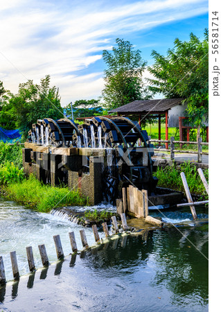 朝倉 三島二連水車 稼働中 【福岡県朝倉市】 朝倉 三島二連水車 稼働中 【福岡県朝倉市】 56581714