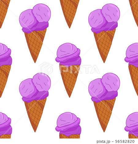 Lavander Ice cream seamless pattern Lavander Ice cream seamless pattern 56582820