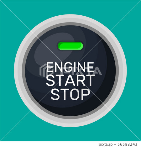 Engine start and stop button. 56583243