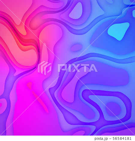 Violet blue fluid gradient geometric background 56584181