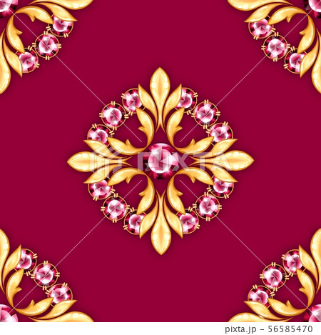 Jewelry background with ruby gems 56585470