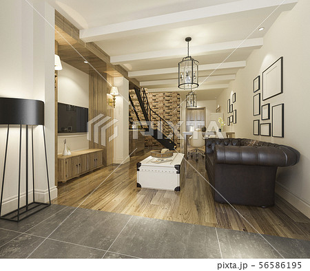 dining room and living room with luxury decor dining room and living room with luxury decor 56586195