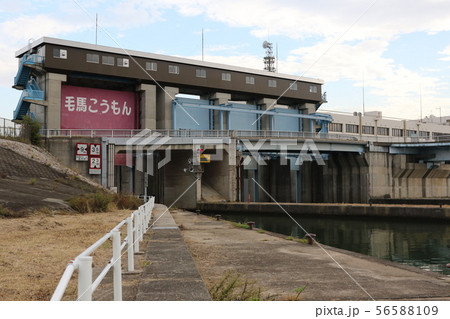 大阪府大阪市北区にある「毛馬閘門と毛馬水門」 56588109