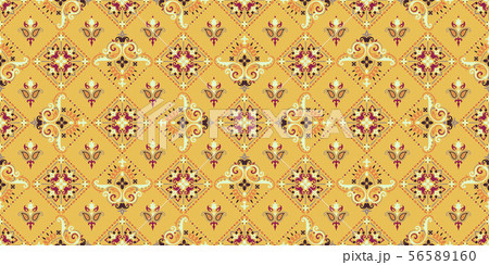 Seamless pattern based on ornament paisley Bandana Print. Vector ornament paisley Bandana Print 56589160