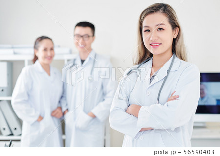 Young smiling general practitioner 56590403