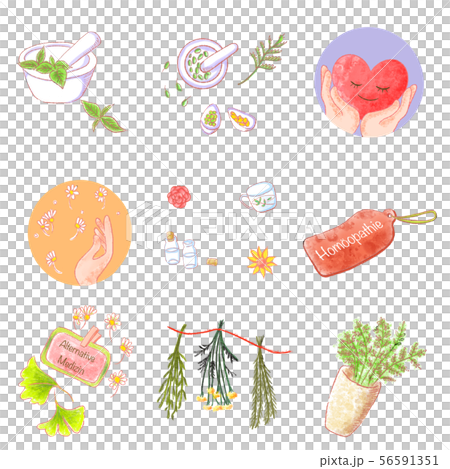 代替医療アイコンセット 代替医療アイコンセット 56591351